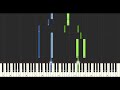 徐若瑄 vivian hsu 好眼淚壞眼淚 鋼琴教學 synthesia 琴譜