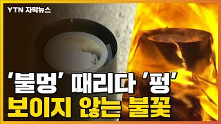 [자막뉴스] '불멍' 때리다 '펑'...보이지 않는 불꽃 / YTN