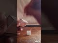 Nail polish remover and matchstick experiment #video