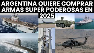 Las brutales armas que quiere comprar Argentina en el 2025