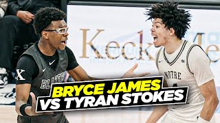 Bryce James Vs #1 Player Tyran Stokes At The Intuit Dome Gets ACTIVE!