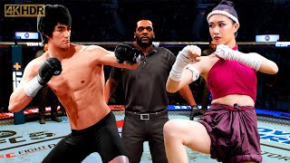 TRUE Bruce Lee vs. Thai Warrior Diva | EA Sports UFC 5