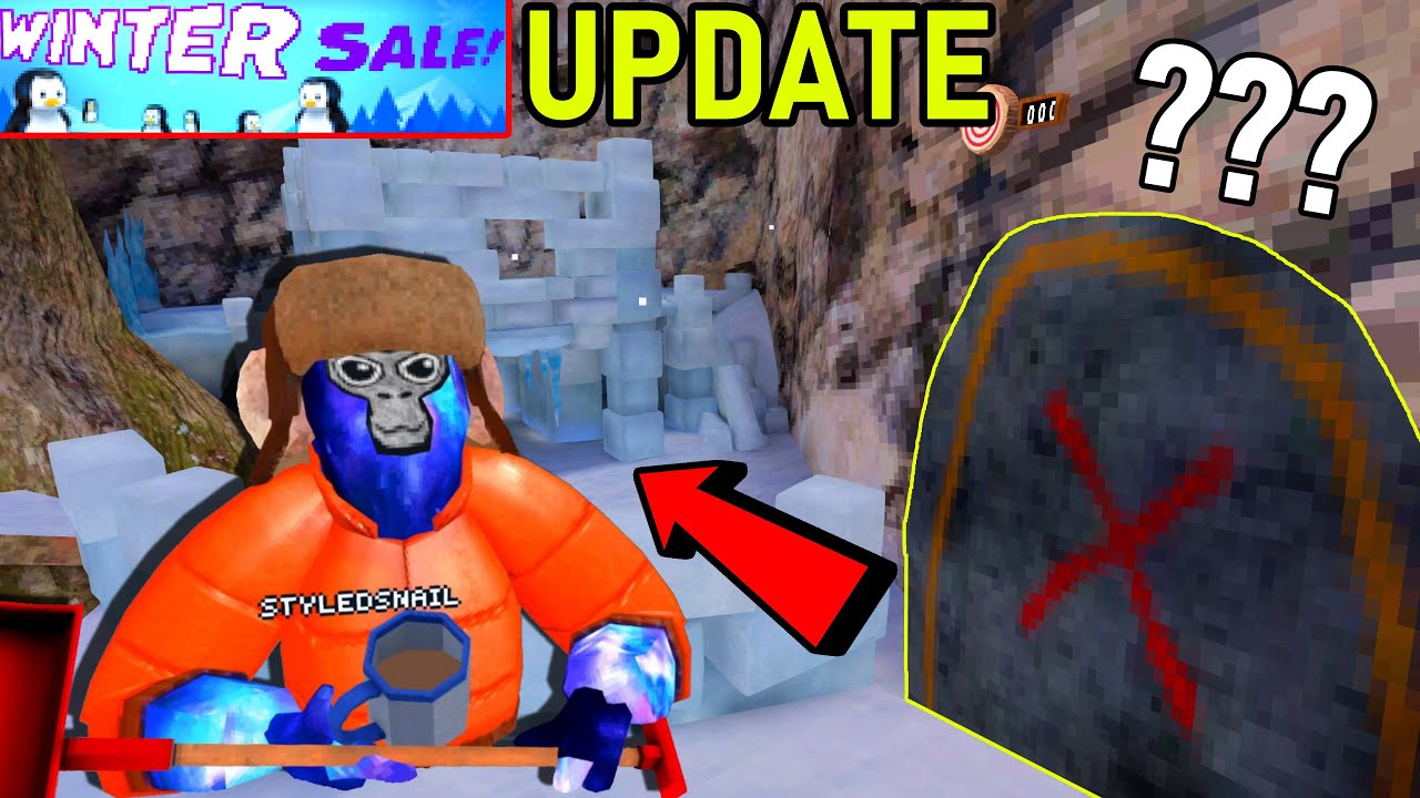 New Gorilla Tag Vr Winter Update New Cosmetics Secrets Map Changes