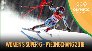 Women's Super-G - Alpine Skiing | PyeongChang 2018 Replays