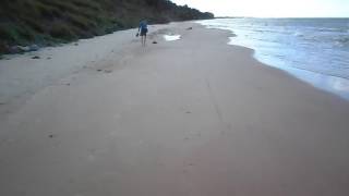 Beach Walk at Pavilosta, Latvia