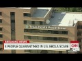 4 people quarantined in u.s. ebola scare