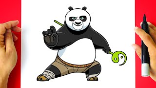 How to DRAW PO -  Kung Fu Panda 4 - [ Drawing Tutorial ]
