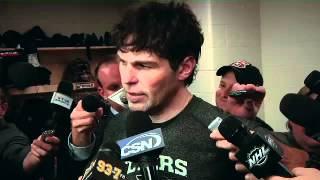 Jaromir Jagr makes fun of Ilya bryzgalov post game april 11th 2012