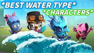 Best Water Type Characters | ZOOBA