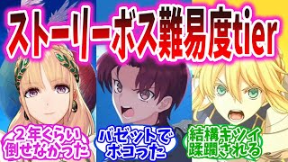 【FGO】ストーリーボス難易度tier表作ってみたんだけど…の反応集【Fate】