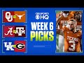 College Football Week 6 PICKS + BEST BETS I CBS Sports