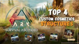 Top 4 - MODS Custom COSMETIC Structures - ARK ASCENDED