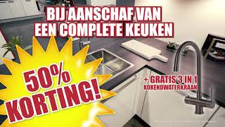 50% Korting op een complete keuken😍