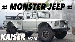 JEEP MONSTER Kaiser M715 || #4x4 #jeep #offroadindonesia #truck #v8swap #foxracing #carenthusiast