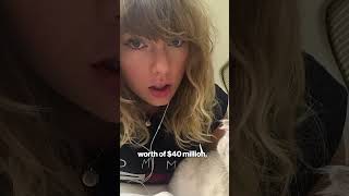 Travis Kelce may be worth a pretty penny, but Taylor Swift’s cat has a higher net worth #shorts