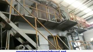 2850 25tpd tissue paper machine running video
