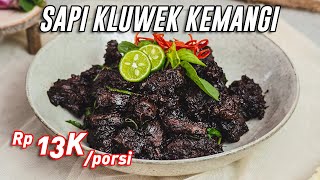 Bukan Rawon ! Resep Sapi Tumis Kluwek Kemangi !