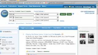 Academic Search Complete Basic Introducation