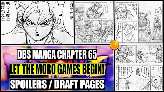 Let The Moro Games Begin! DBS Manga Chapter 65 Spoilers / Draft Pages