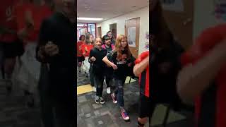 Coweta Public Schools MIGC Tiger Assembly Hallway Clapping 2019-2020