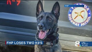 FHP troopers mourn 'unexpected' loss of 2 K9s