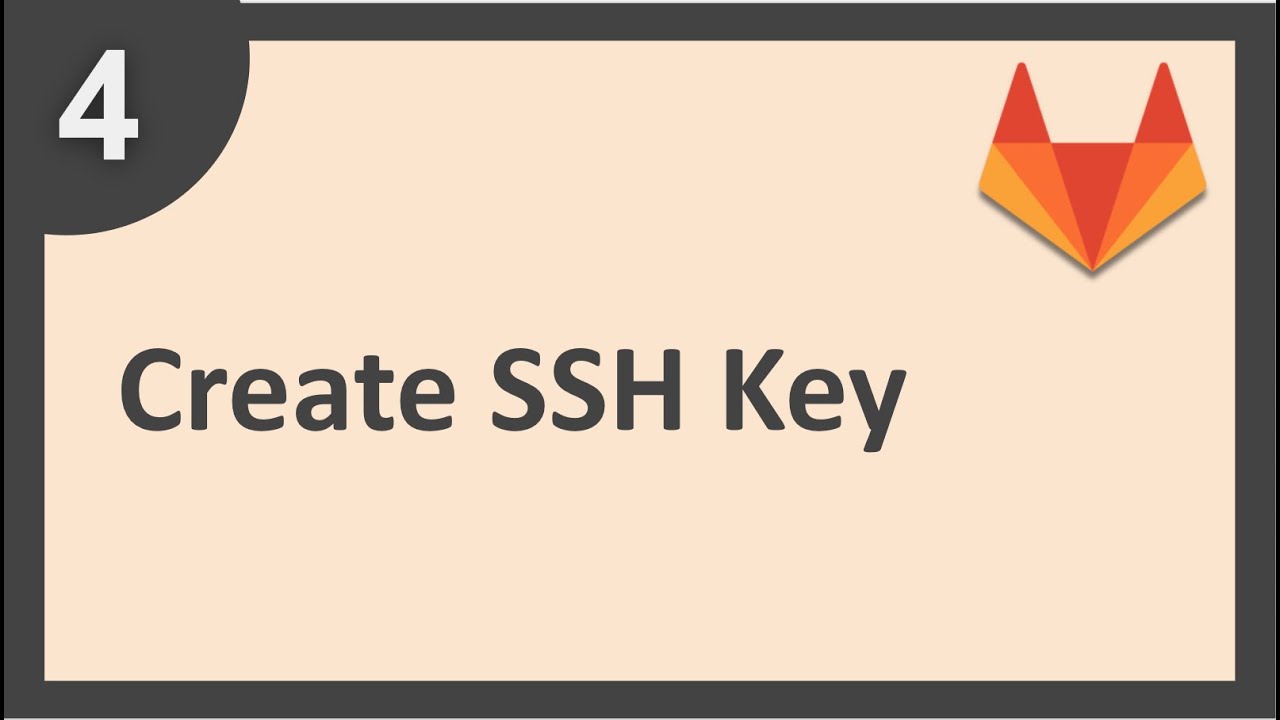 GitLab Beginner Tutorial 4 | How To Create SSH Key - YouTube