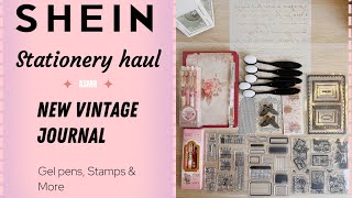 SHEIN Stationery Haul | Unboxing New Journaling Supplies | No Talking | ASMR Unboxing