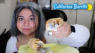 California Burrito Mukbang