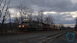 Train Watching Norfolk Southern's Pittsburgh Line in the Lewistown Area at CP Long and Roundhouse RD