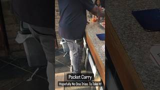 Is This Considered Open Carry Or Concealed Carry 🧐 #gunshorts #gun #opencarry