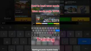 How to play bast wow mode | | wow mode code 10116#wow#bgmi #pubg#pubgmobile #youtubeshort#viral