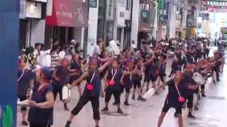 五台山子ども会踊り子隊　～2014高知よさこい祭り・本祭２日目(帯屋町演舞場)