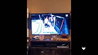 Dustin Poirier family reaction to his win over connor mcgregor