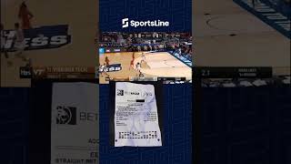 Imagine losing $10K on a half court miracle 🤬 #shorts #sportsbetting #marchmadness #longhorns