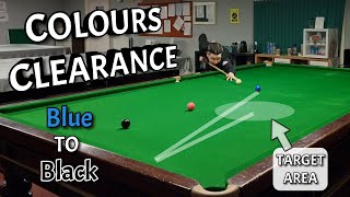 SNOOKER Colours BLUE to BLACK | PART 3