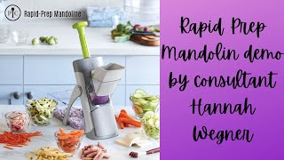 Rapid Prep Mandolin with Pampered Chef! 😍 game changer for your kitchen!