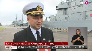 Latvijas armijas Kara flotei - 100