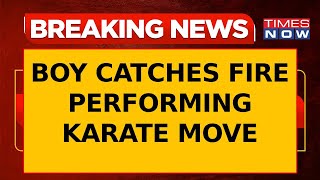 Breaking News | Boy Catches Fire During Karate Performance on Thalapathy Vijay's Birthday In Chennai