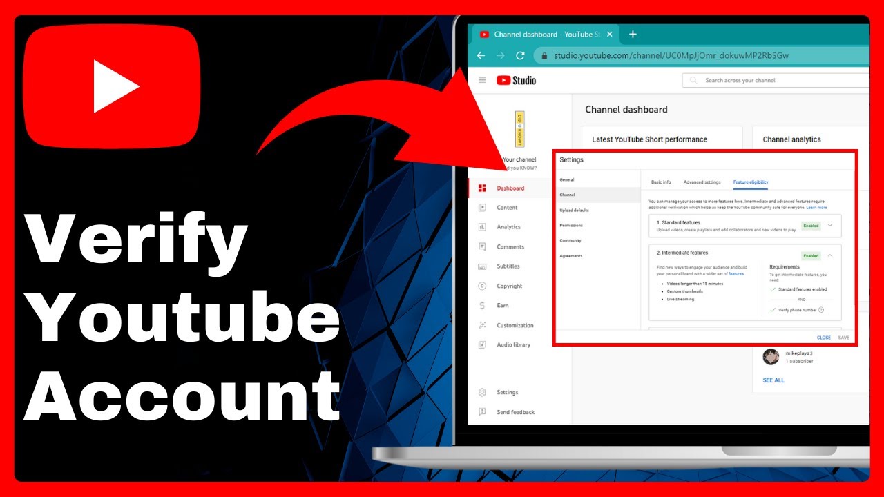 How To Verify Your YouTube Account (Quick & Easy) - YouTube