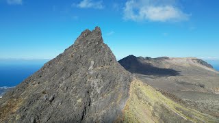 空撮 　北海道駒ヶ岳　Aerial photography of Mt. Komagatake, Hokkaido