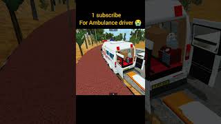 Ambulance Emergency 😭 ! #gaming #ets #ambulance #emergency #explore #trending #shorts#viralvideo#gta