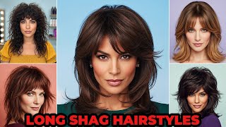 18 Long Shag Hairstyles That Add Movement