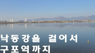 감동나루길 리버워크 낙동강을 걸어서 구포역까지