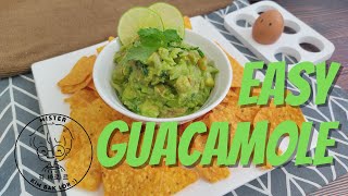 [Simple, Quick \u0026 Easy] Fresh Homemade Guacamole - SO SATISFYING especially with chips