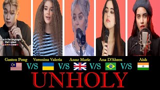 Unholy || Battle By - Gaston Pong, Aish, Anne-Marie, Voronina Valeria & Ana D'Abreu ||