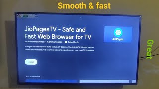 🔥🔥JioPages in MI TV | Smoothest Browser for MI TV | Fast Browser | MI TV🔥🔥