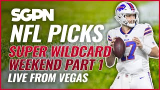 NFL Picks Super Wild Card Weekend Part 1 - NFL Playoff Picks - AFC Playoff Predictions 1/14 + 1/15