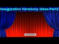 Inauguration Ceremony Ideas-Part 2 | Curtain Animation in PowerPoint