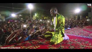 Mbosso live perfomance Nadekezwa Accoustic Lamu,Kenya