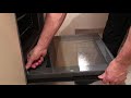 how to remove the oven door